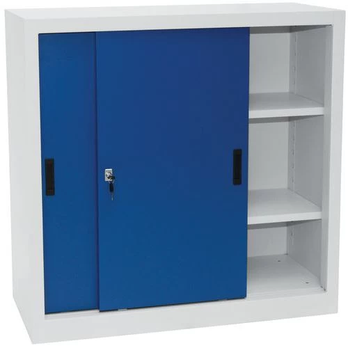 Lage Schuifdeurkasten CH - Breedte 100 Cm - Manutan - Afbeelding 5