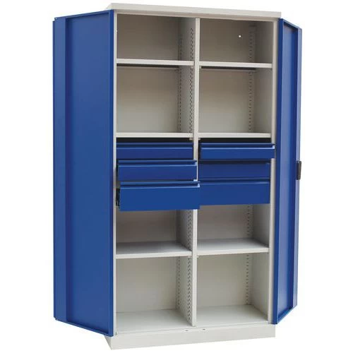 Hoge Werkplaatskast Magic - Met Tussenwand - Manutan - Afbeelding 4