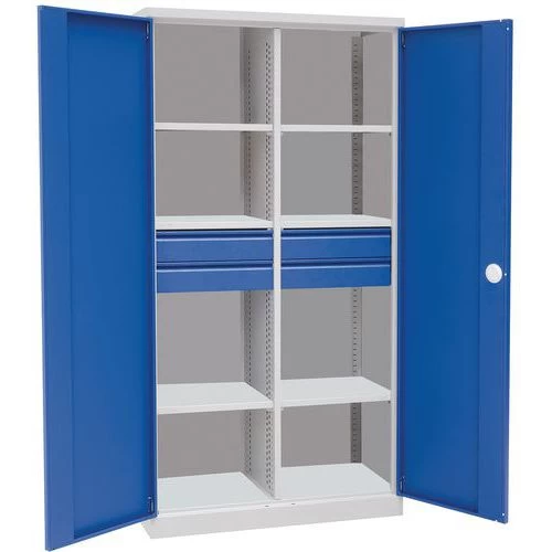 Hoge Werkplaatskast Magic - Met Tussenwand - Manutan - Afbeelding 6