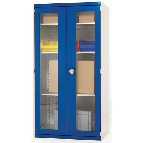 Zware Kast Met Transparante Deuren Cubio - Bott - Afbeelding 13