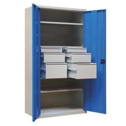 Metalen Werkplaatskast - Met Laden