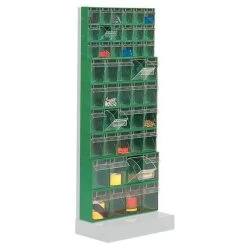 Stelling Met Kantelbakken Madia - Hoogte 150 Cm - 9 Rijen