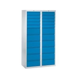 2-koloms Gereedschapsladekast H180 - Aantal Laden 22