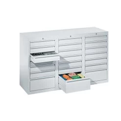 3-koloms Gereedschapsladekast H90 - Aantal Laden 21