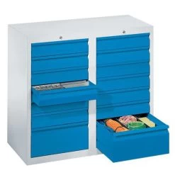 2-koloms Gereedschapsladekast H90 - Aantal Laden 14