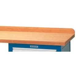 Muurplaat In Beuk Voor Plateau Van Werkbank