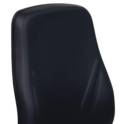 Ergonomische Werkplaatsstoel - Hoog Model, Met Zelfblokkerende Wielen, Met Voetensteun - Manutan - Afbeelding 13