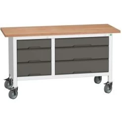 Verrijdbaar Werkbank Uit één Stuk Verso 1500x600 M15 - Bott
