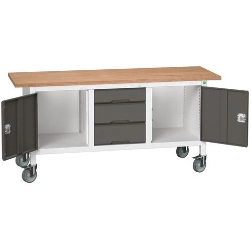 Verrijdbaar Werkbank Uit één Stuk Verso 1750x600 M22 - Bott - Afbeelding 2