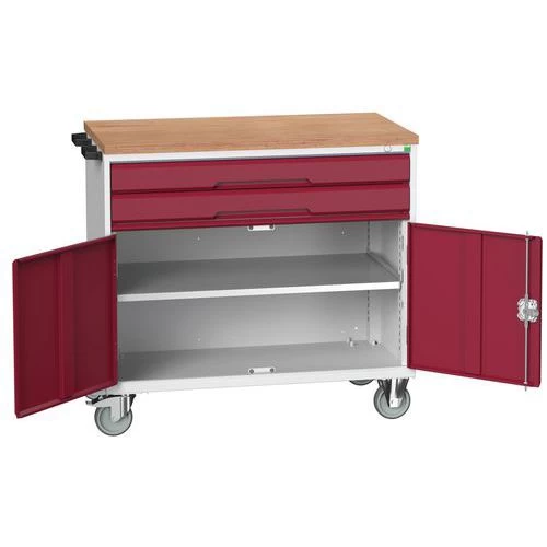 Verrijdbare Gereedschapswagen Verso 1050 X 550 X 980 - Bott - Afbeelding 2