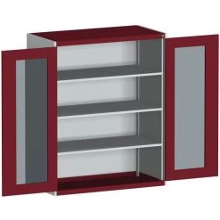 Zware Kast Met Transparante Deuren Cubio - Bott