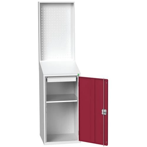 Servicepost Met Legbord En Geperforeerde Achterwand - Bott - Afbeelding 6