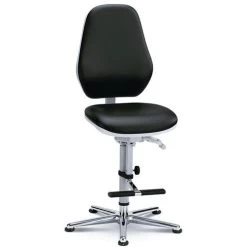 Werkplaatsstoel Voor Steriele Ruimte Basic, Op Glijders_Bimos