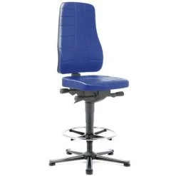 Werkplaatsstoel, Op Glijders, Met Voetensteun_Bimos