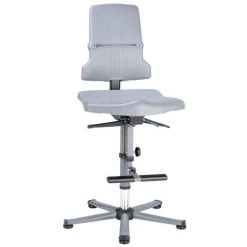 Frame Van Werkplaatsstoel Sintec, Op Glijders Met Opstapkruk_Bimos