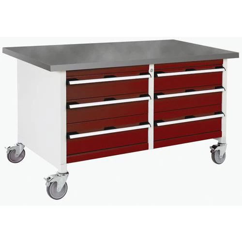 Verrijdbaar Werkplaatsbank Monobloc Cubio - Bott - Afbeelding 20