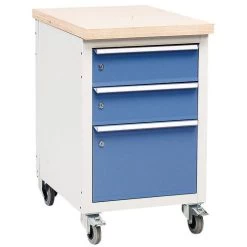 Verrijdbare Werkbank Modul - 3 Laden