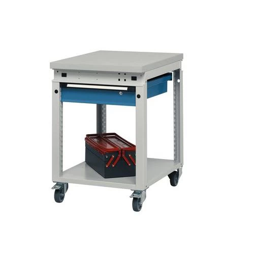 Verrijdbare Werkbank Function 60 - 1 Legbord, 1 Lade - Afbeelding 2