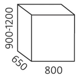 Werkplaatsladekast Bott SL-86 - Hoogte 120 Cm