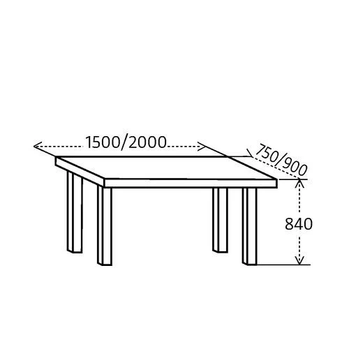 Werkbank Cubio Combi Met 2 Laden + 1 Kast - Breedte 150 Cm - Polyrey - Afbeelding 4
