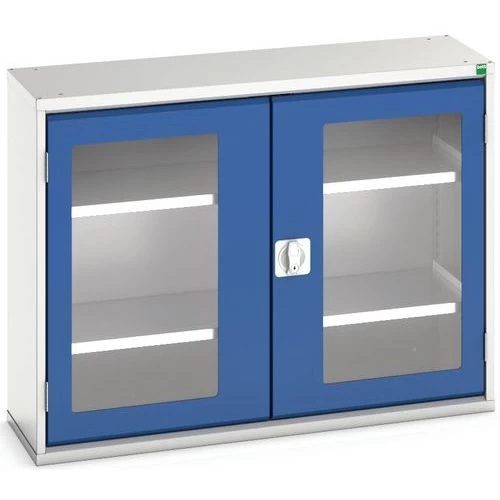 Hoge Kast Verso 1050x350x800mm Met Raamdeur En 2 Legborden - BOTT - Afbeelding 2