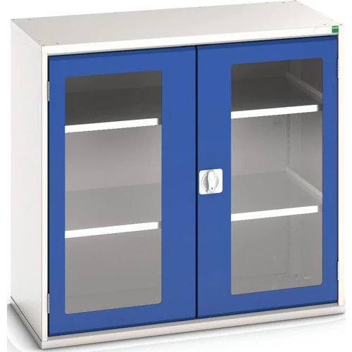 Hoge Kast Verso 1050x550x1000mm Met Raamdeur En 2 Legborden - BOTT - Afbeelding 2
