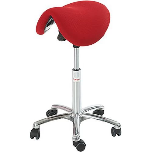 Ergonomische Kruk Met Vulling Dalton Alu50-Global Stole