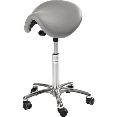 Ergonomische Kruk Met Vulling Dalton Alu50-Global Stole - Afbeelding 4