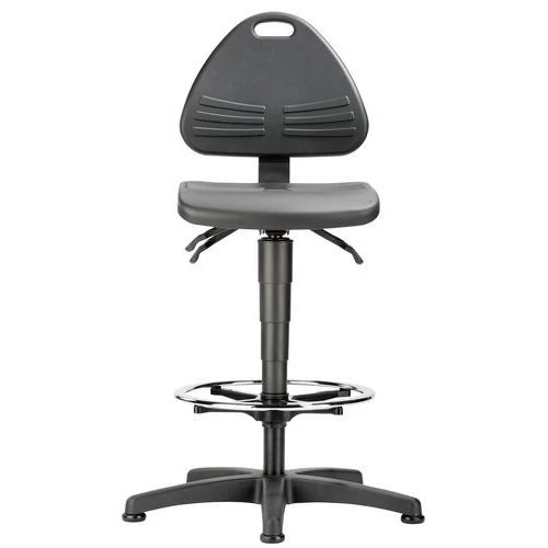 Werkplaatsstoel Bimos Isitec - Hoog - Op Glijders - Afbeelding 2