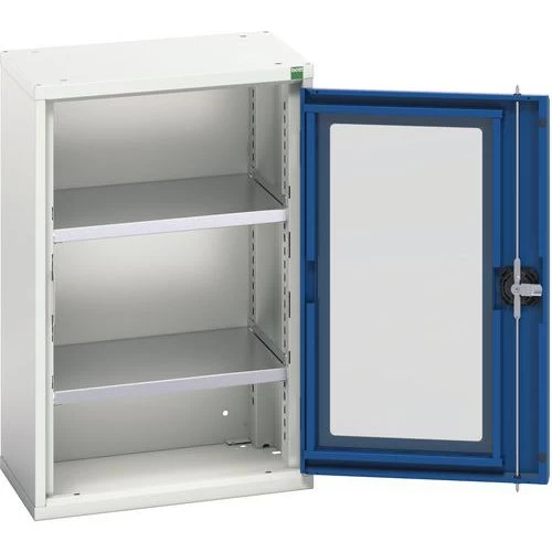 Hoge Kast Verso 525x350x800mm Met Raamdeur En 2 Legborden - BOTT