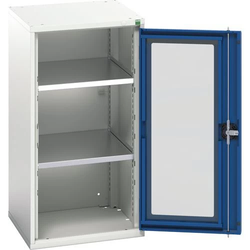 Hoge Kast Verso 525x550x1000mm Met Raamdeur En 2 Legborden - BOTT