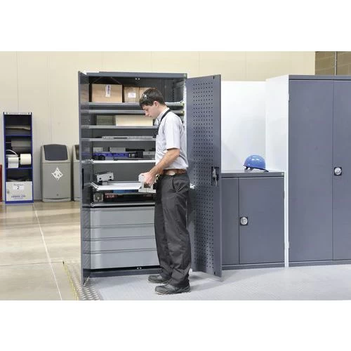 Zware Kast Met Transparante Deuren Cubio - Bott - Afbeelding 6