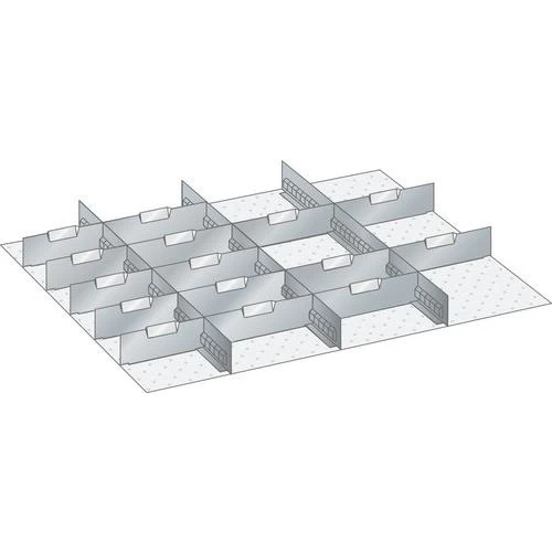 Set-indelingsmateriaal 45x36E (bxdxh) 765x612x75 Mm - Lista - Afbeelding 2