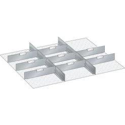 Set-indelingsmateriaal 45x36E (bxdxh) 765x612x250 Mm - Lista